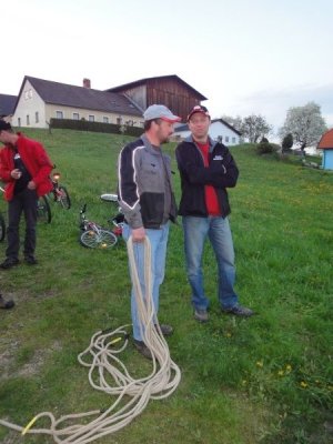 Maibaum Aufstellen